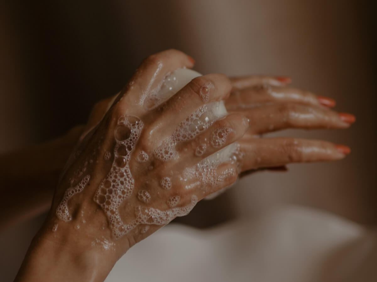 A high-density solid Hand Wash designed for frequent cleansing without dryness.