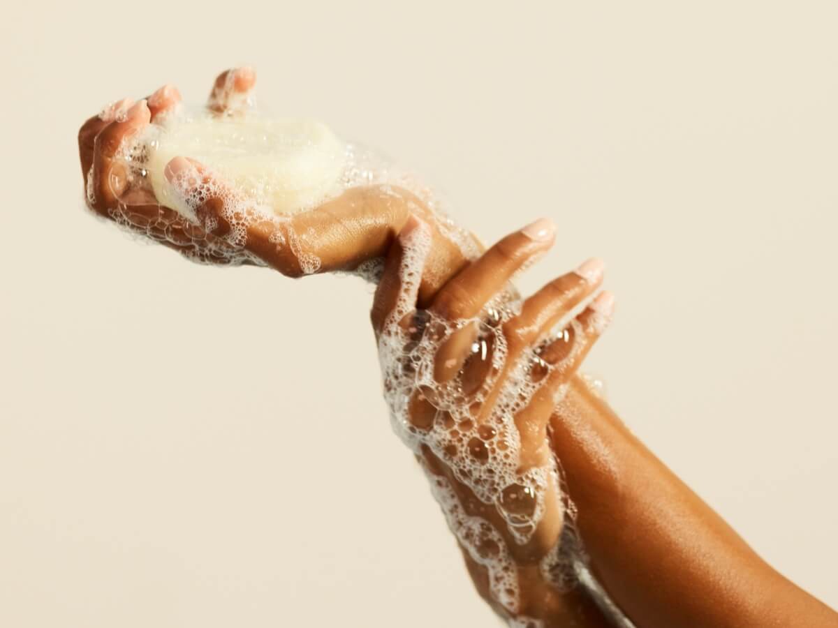 A hand-crafted ceramic holder designed to preserve the integrity and longevity of solid hand soap
