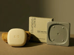 Hand-crafted ceramic dish optimized for solid hair care