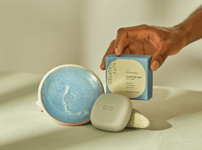 a daily shower routine with shampoo bars