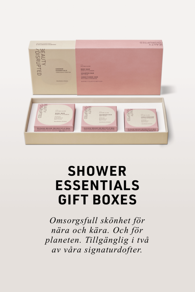 shower essentials set omsorgsfull gåva